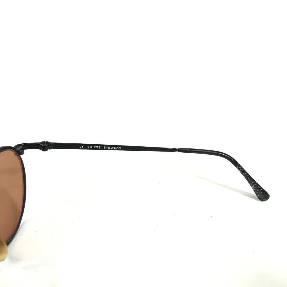 Vintage Guess Sunglasses Frames GU 896 SUNSET Black Round 50-20-135